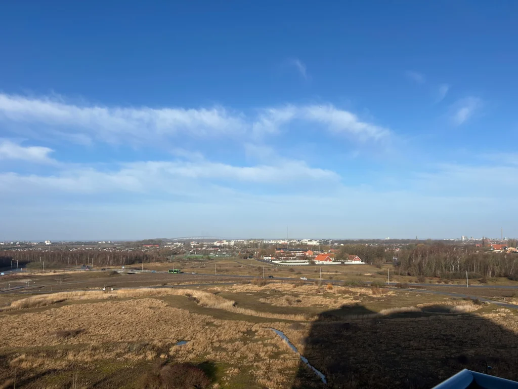 Ännu en solig dag över Malmö