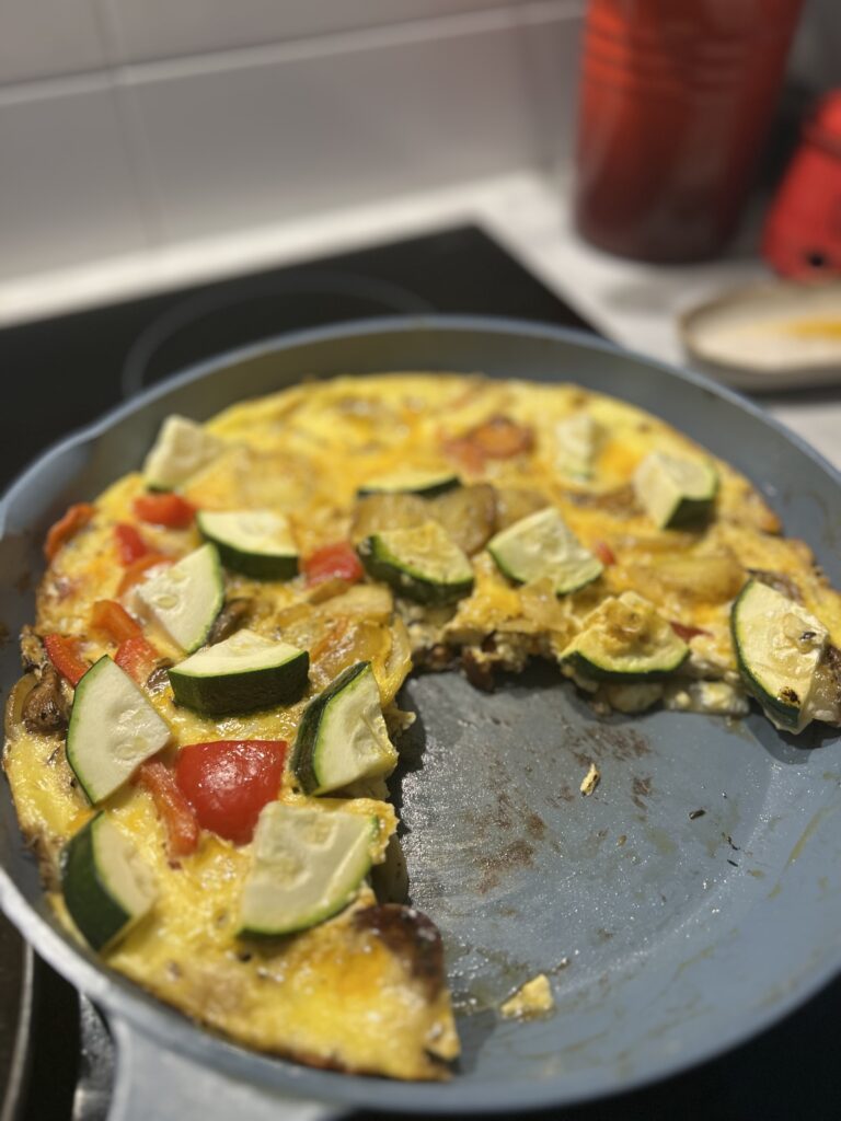 Frittata på grönsaker