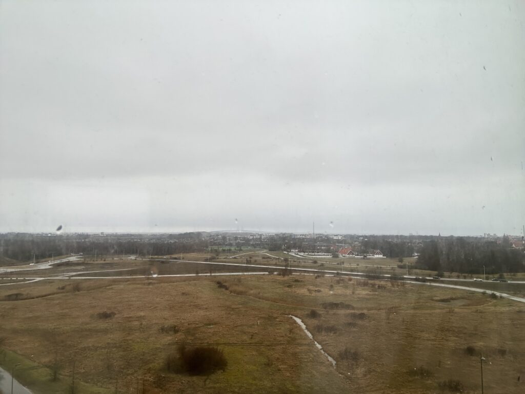 Måndagsmorgon och det regnar över Malmö