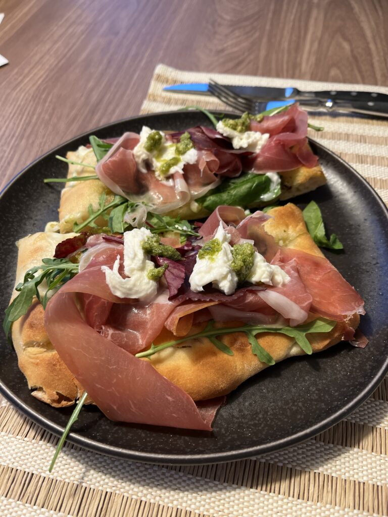 Pinsabröd med tillbehör