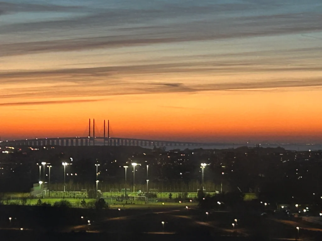 Kvällshimmel över Malmö