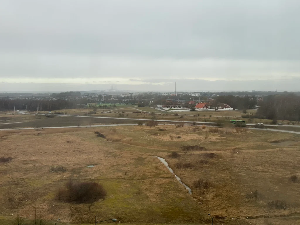 Regn och blåst över Malmö