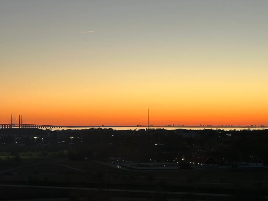 En kväll i april på Hyllie