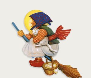 Nu flyger vi till Blåkulla. Lånad bild