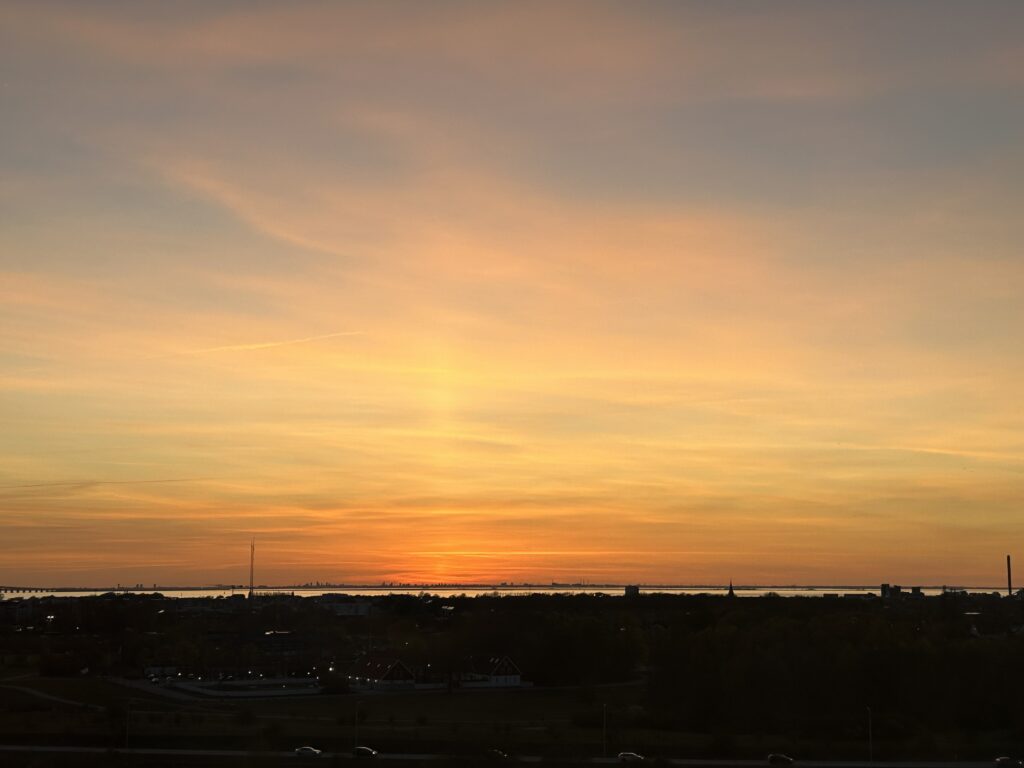 Solnedgång över Öresund