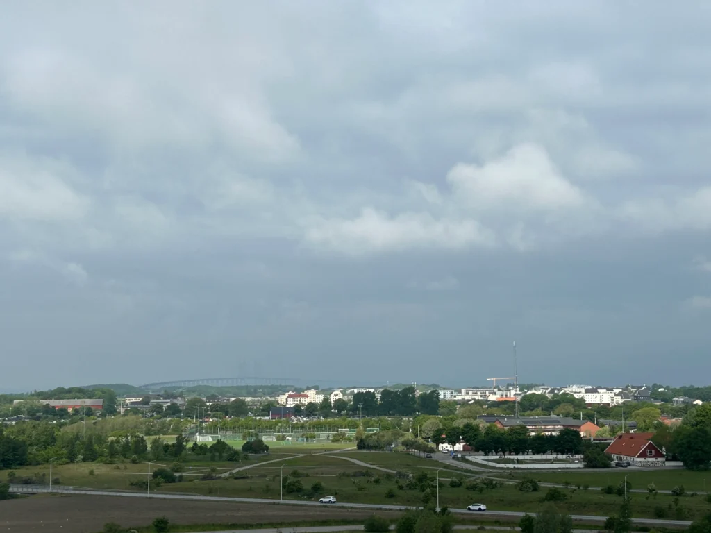 Diset ligger tjockt över Öresund