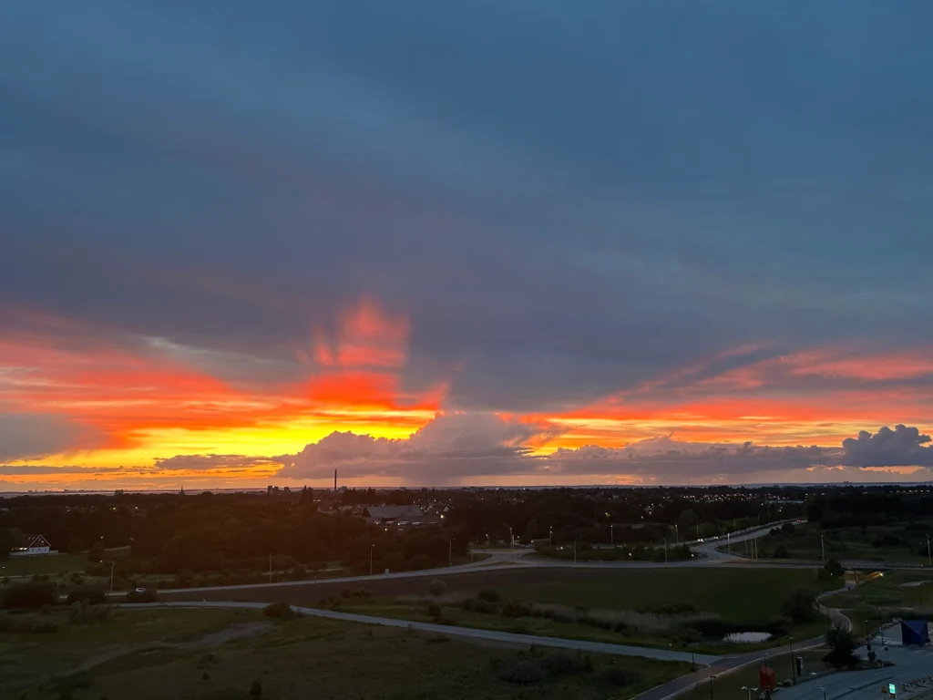 Hänförande vackert över Öresund